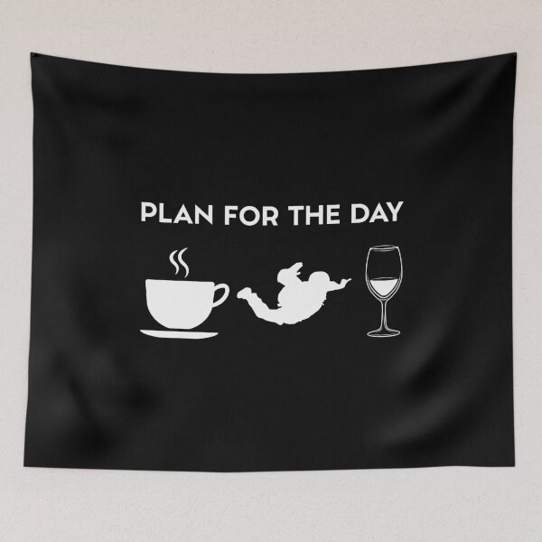 Item preview, Funny Coffee Skydive Parachuting Parachutist Wine designed and sold by Salvadax.