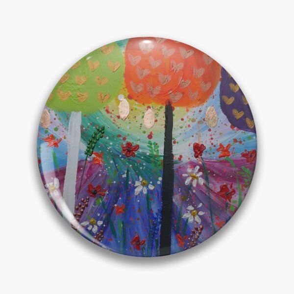 Item preview, Lollipop Trees among flowers designed and sold by Casimirasart.