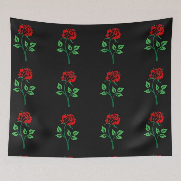 Item preview, Red Rose on Green Stem designed and sold by Little Store On Keedonwood.