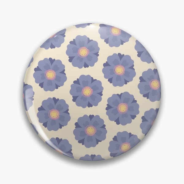 Item preview, Blue floral pattern designed and sold by Draings.