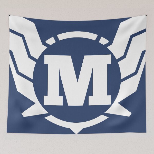 Item preview, Superhero Capital Letter M. Power of Wings designed and sold by mgulin.
