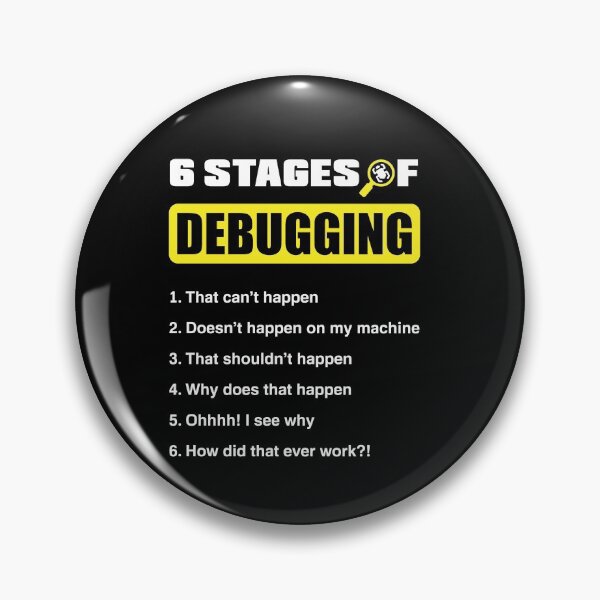 Artikelvorschau, 6 Stufen des Debuggens des Cybersecurity-Helpdesk-Supports Witzig entworfen und verkauft von ShopTheStyle.