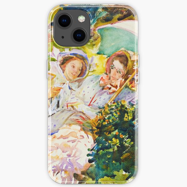 Simplon Pass: The Tease - John Singer Sargent iPhone Soft Case