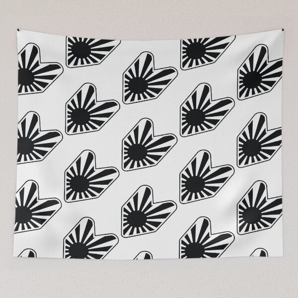 Item preview, JDM Wasabi Leaf With Japan Rising Sun designed and sold by ozumdesigns.