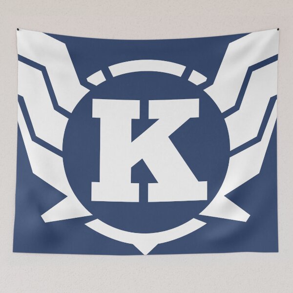 Item preview, Superhero Capital Letter K. Power of Wings designed and sold by mgulin.