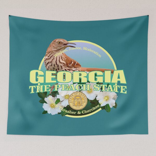 Item preview, Georgia (state bird & flower) designed and sold by curranmorgan.