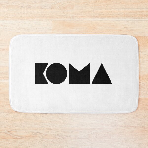 Item preview, unique koma logo black/white design designed and sold by KomaVisuals.
