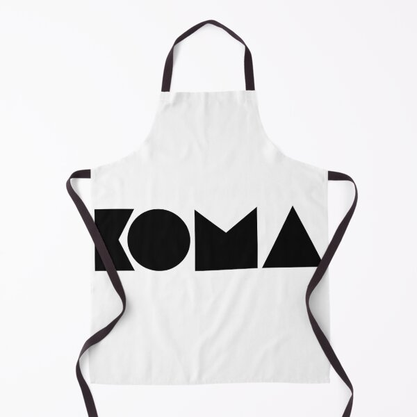 Item preview, unique koma logo black/white design designed and sold by KomaVisuals.