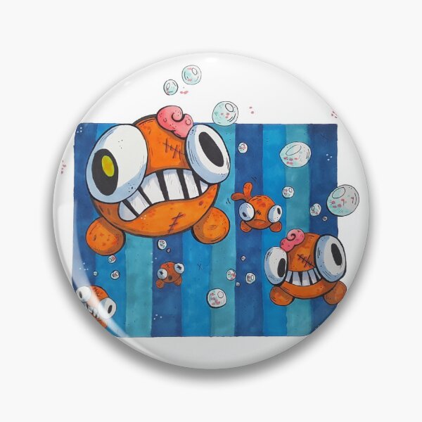 Item preview, zombie fish gang designed and sold by AmyMsArt.