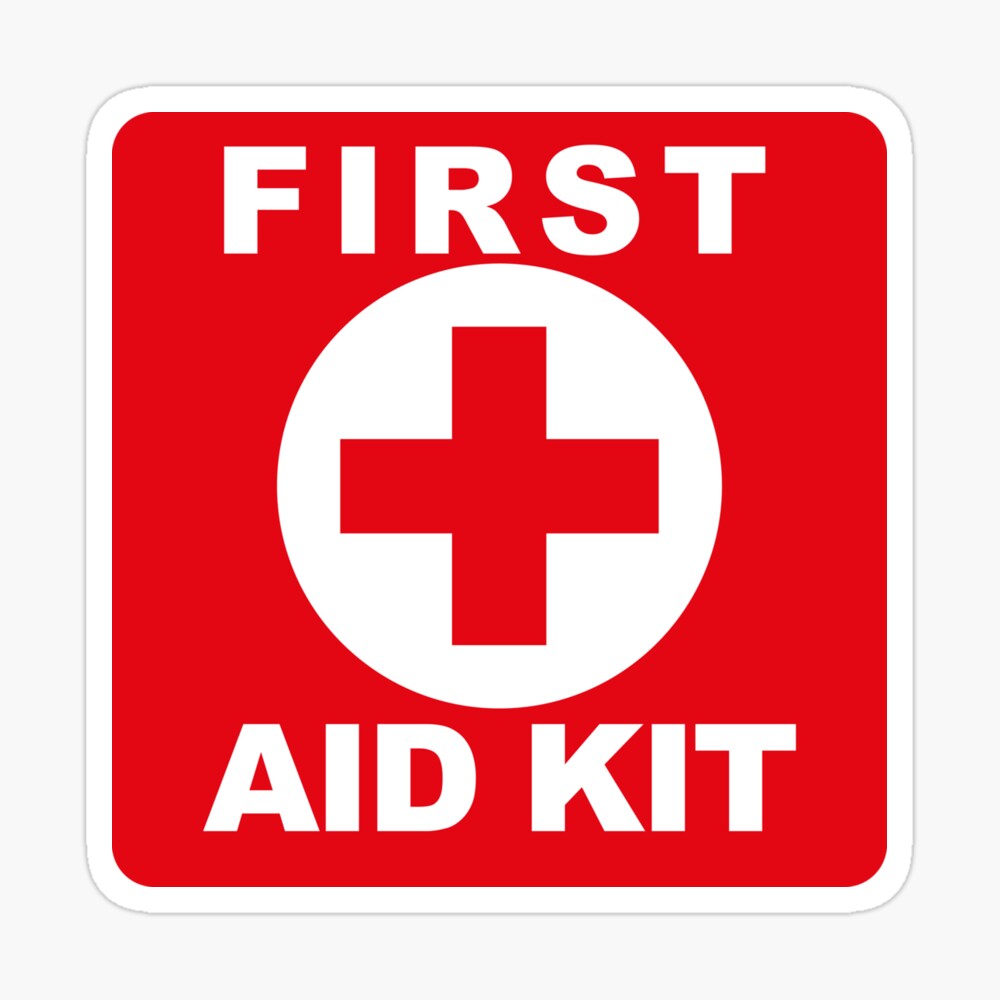 All Materials Sticker Choose Your Design First Aid / Aiders Plastic Sign 