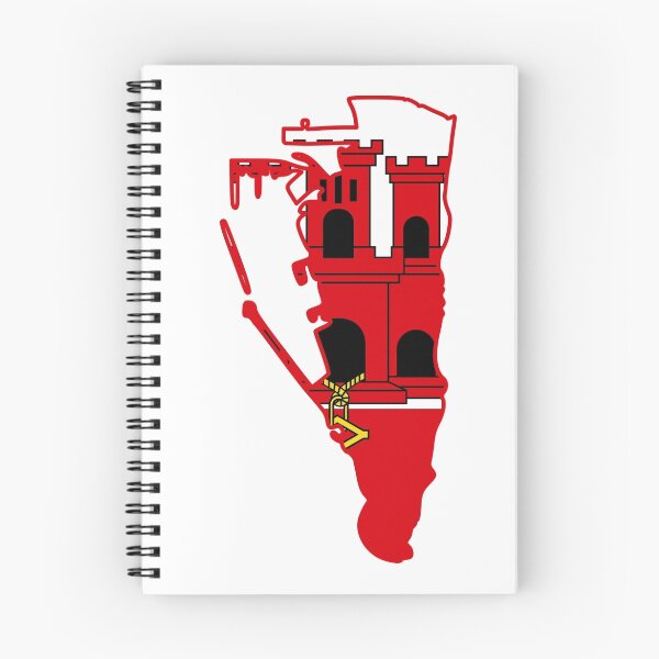 Item preview, Flag Map of Gibraltar  designed and sold by abbeyz71.