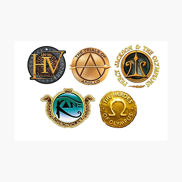 Rick Riordan Logo's Photographic Print