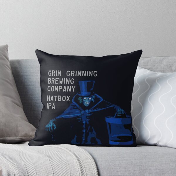 Item preview, Hatbox IPA Grim Grinning Brewing Company Vintage Style designed and sold by FandomTrading.
