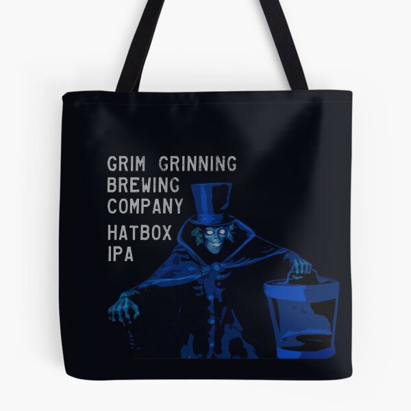 Item preview, Hatbox IPA Grim Grinning Brewing Company Vintage Style designed and sold by FandomTrading.
