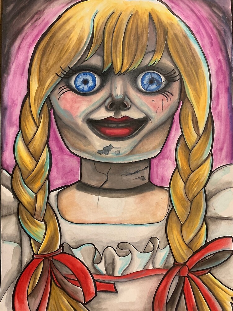 Annabelle doll doodle by longhairvegan on DeviantArt