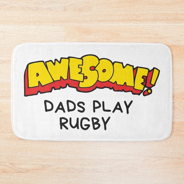 Item preview, Awesome dads play rugby. designed and sold by TheGreenGoat.