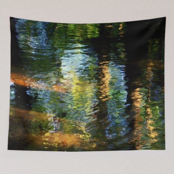 Item preview, Forest in Reflection painted art designed and sold by cutecrazytshirt.