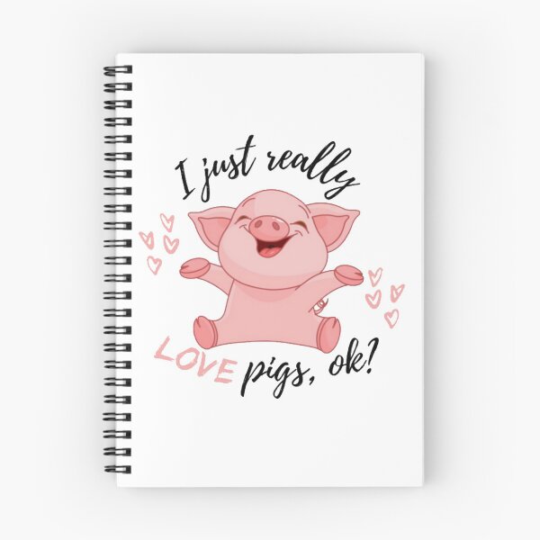 Item preview, “I just really love pigs, ok?” By Farmerscottage designed and sold by FarmersCottage.
