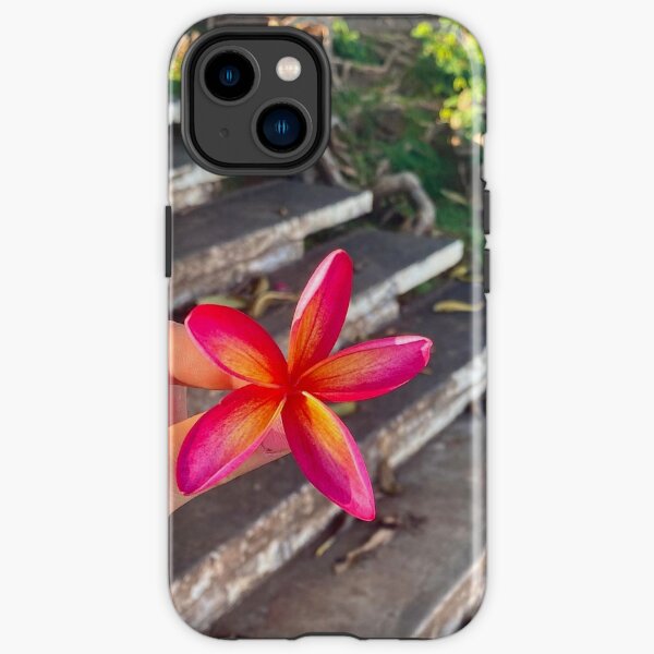 Coque iPhone « Fleur de tiaré rose de Tahiti, », par LeroStyle | Redbubble