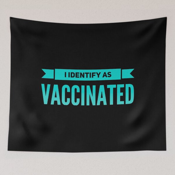 Item preview, I IDENTIFY AS VACCINATED designed and sold by suver.