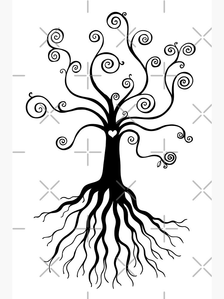Tree of Life - black and white by Cecca Designs by Cecca-Designs