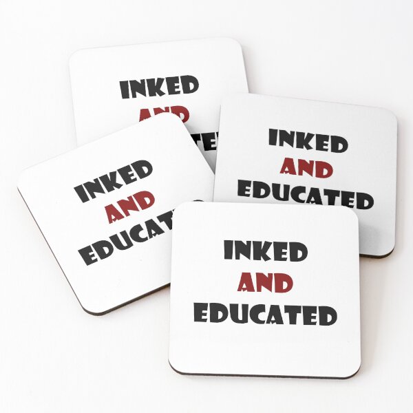 Item preview, Inked and Educated  designed and sold by MirkasDesign.