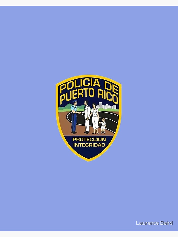 Placa policía Puerto Rico