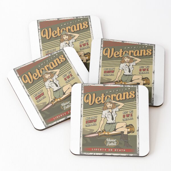 Aperçu de l'œuvre pin up for veterans créée et vendue par metalriffer.