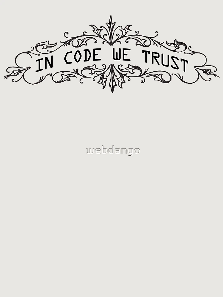 Thumbnail 6 of 6, Premium Oversized Sweatshirt, In Code We Trust - Computer Programmer Humor Co. designed and sold by webdango.