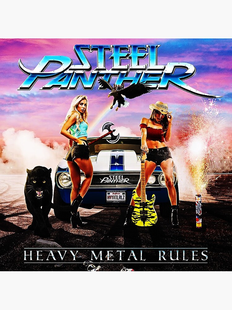 "Steel Panther band wallpaper album 99cm Genres Comedy rock" Poster by
