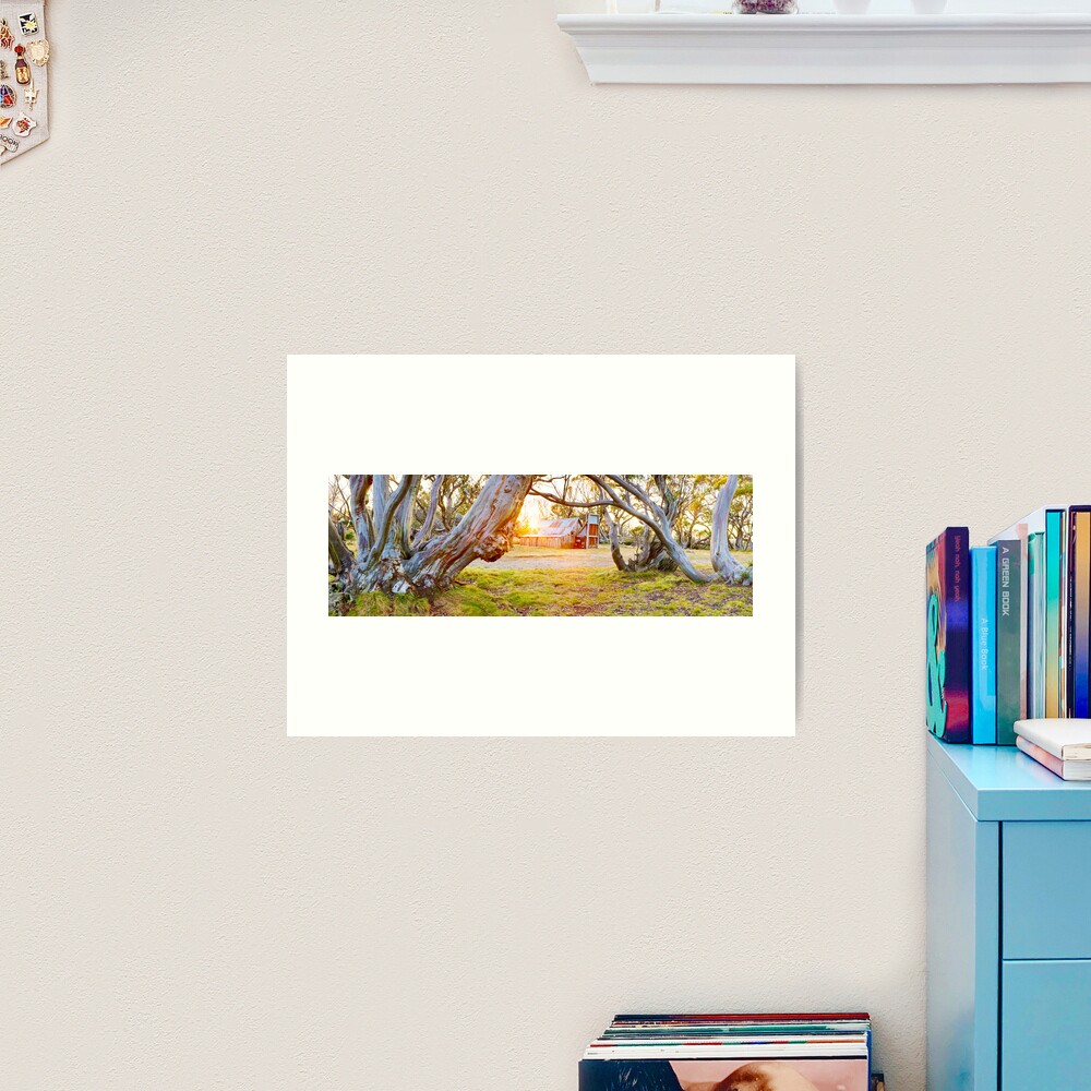 Wallace Hut, Falls Creek, Victoria, Australia Art Print