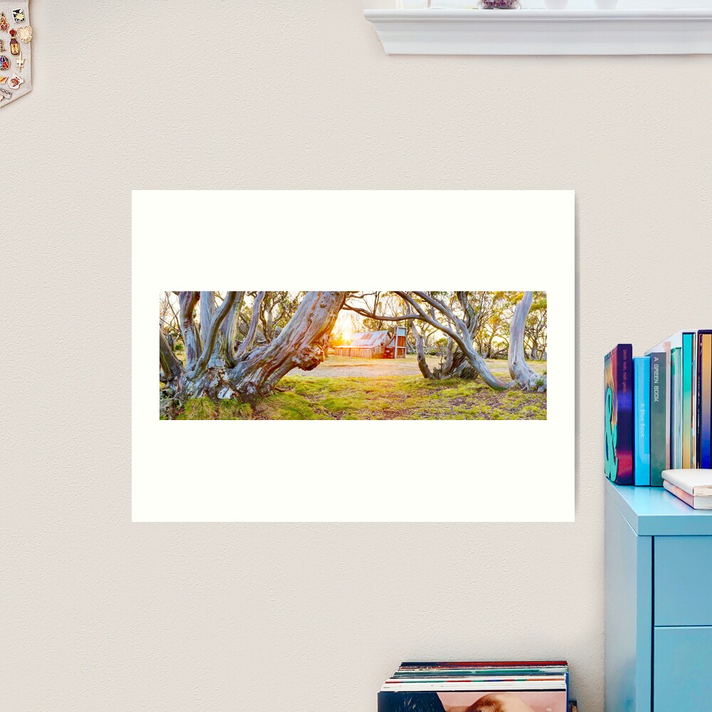 Wallace Hut, Falls Creek, Victoria, Australia Art Print