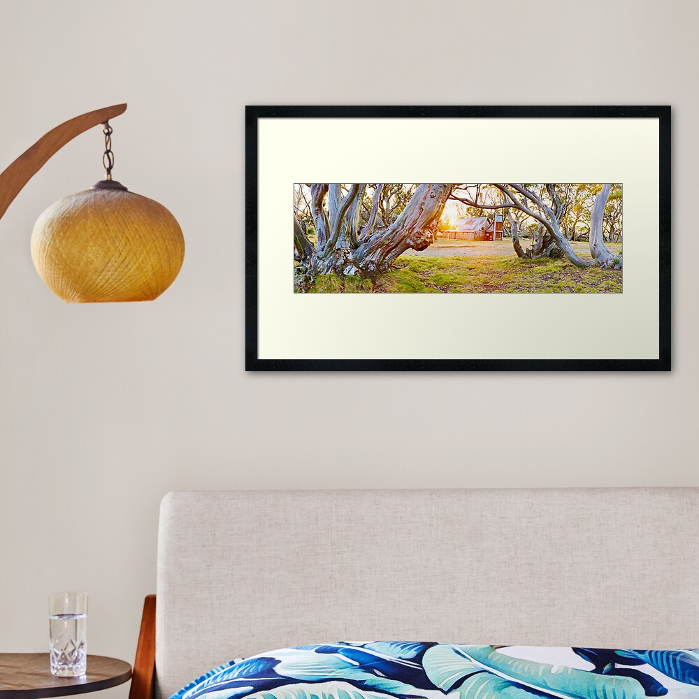Wallace Hut, Falls Creek, Victoria, Australia Framed Art Print