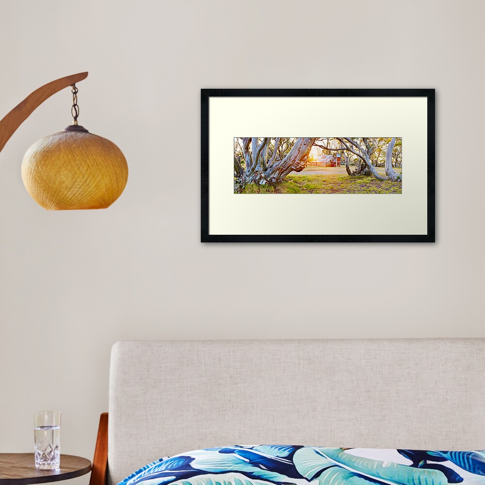 Wallace Hut, Falls Creek, Victoria, Australia Framed Art Print