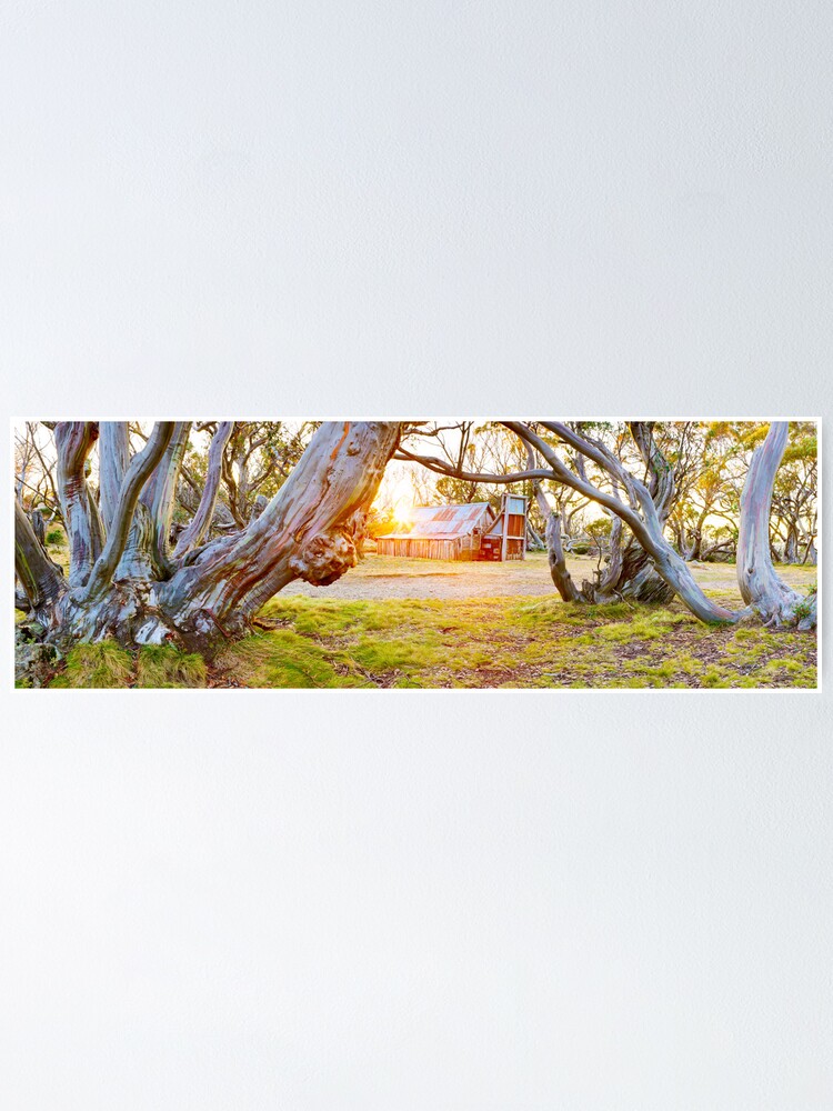 Thumbnail 1 of 3, Poster, Wallace Hut, Falls Creek, Victoria, Australia designed and sold by Chockstone.