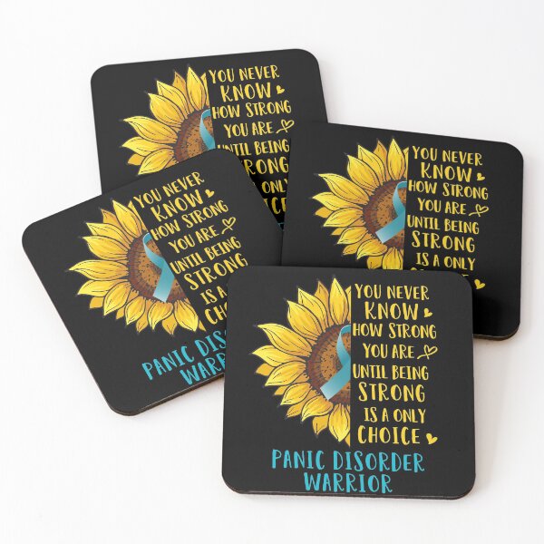 Item preview, Sunflower You Never Know How Strong You Are Panic Disorder Warrior designed and sold by rechardtee.