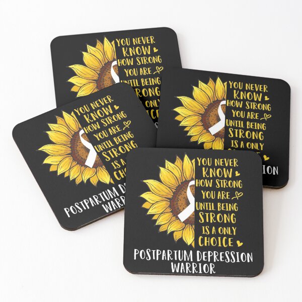 Item preview, Sunflower You Never Know How Strong You Are Postpartum Depression Warrior designed and sold by rechardtee.