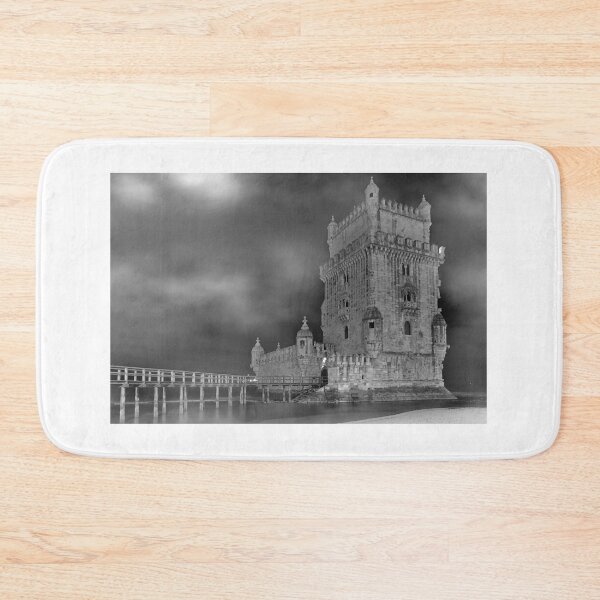Item preview, Belem Tower on a foggy night designed and sold by AngeloDeVal.