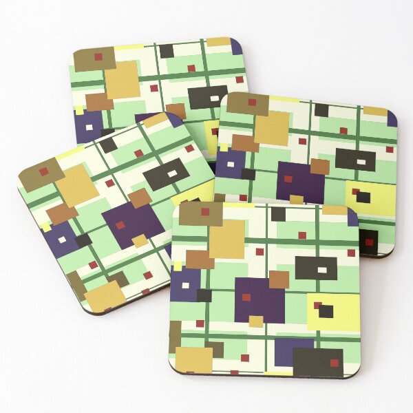 Item preview, square view of the city from above designed and sold by Magicbrush13.