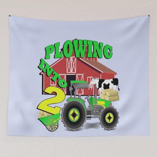 Item preview, Birthday 2 Year Old Farming Themed Party, Cute Farm Second Birthday Gift designed and sold by tamdevo1.