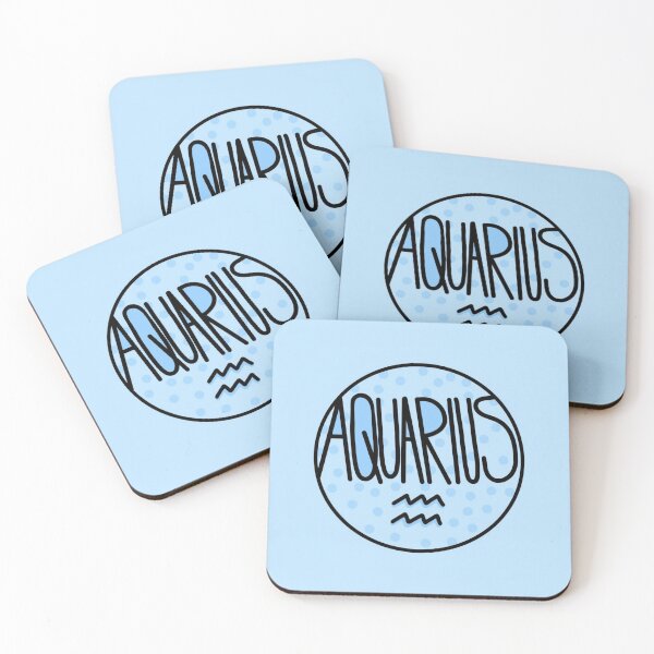 Item preview, Aquarius Zodiac Sign , Sign Of Zodiac Pastel Blue designed and sold by Barolina.