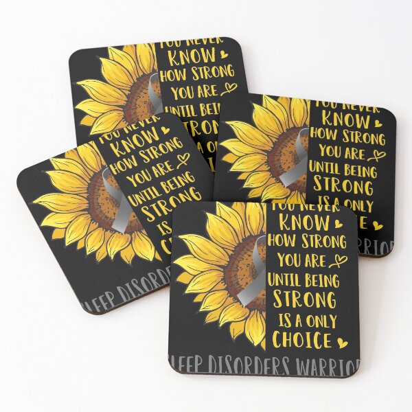 Item preview, Sunflower You Never Know How Strong You Are Sleep Disorders Warrior designed and sold by rechardtee.