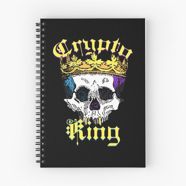 Item preview, Crypto King Cryptocurrency Money Skull Crown designed and sold by NYGhost.
