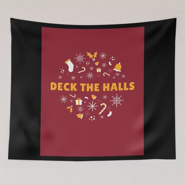 Item preview, Deck the halls christmas theme designed and sold by BhARTi Taylor.