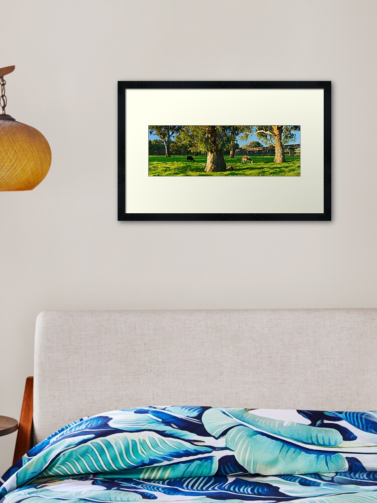 Thumbnail 2 of 7, Framed Art Print, Gundagai Trestle Bridge, New South Wales, Australia designed and sold by Chockstone.