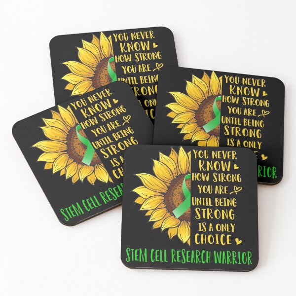 Item preview, Sunflower You Never Know How Strong You Are Stem Cell Research Warrior designed and sold by rechardtee.