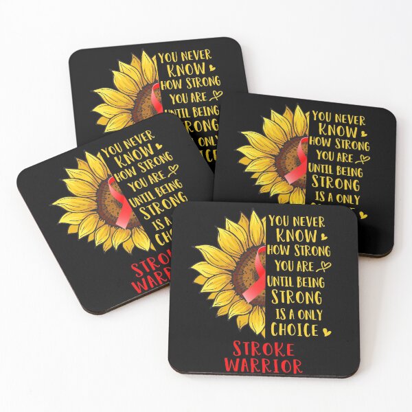 Item preview, Sunflower You Never Know How Strong You Are Stroke Warrior designed and sold by rechardtee.