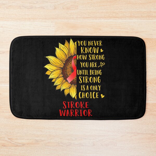 Item preview, Sunflower You Never Know How Strong You Are Stroke Warrior designed and sold by rechardtee.