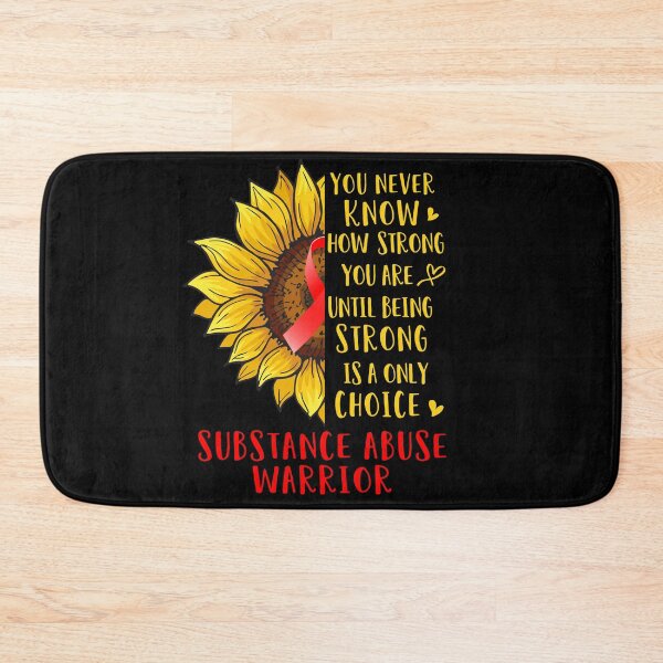 Item preview, Sunflower You Never Know How Strong You Are Substance Abuse Warrior designed and sold by rechardtee.