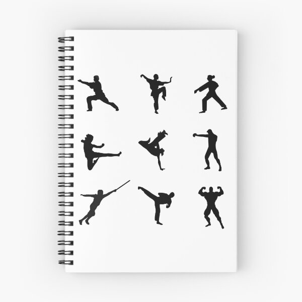 Item preview, Martial Arts Action Silhouettes designed and sold by janraydesigns.